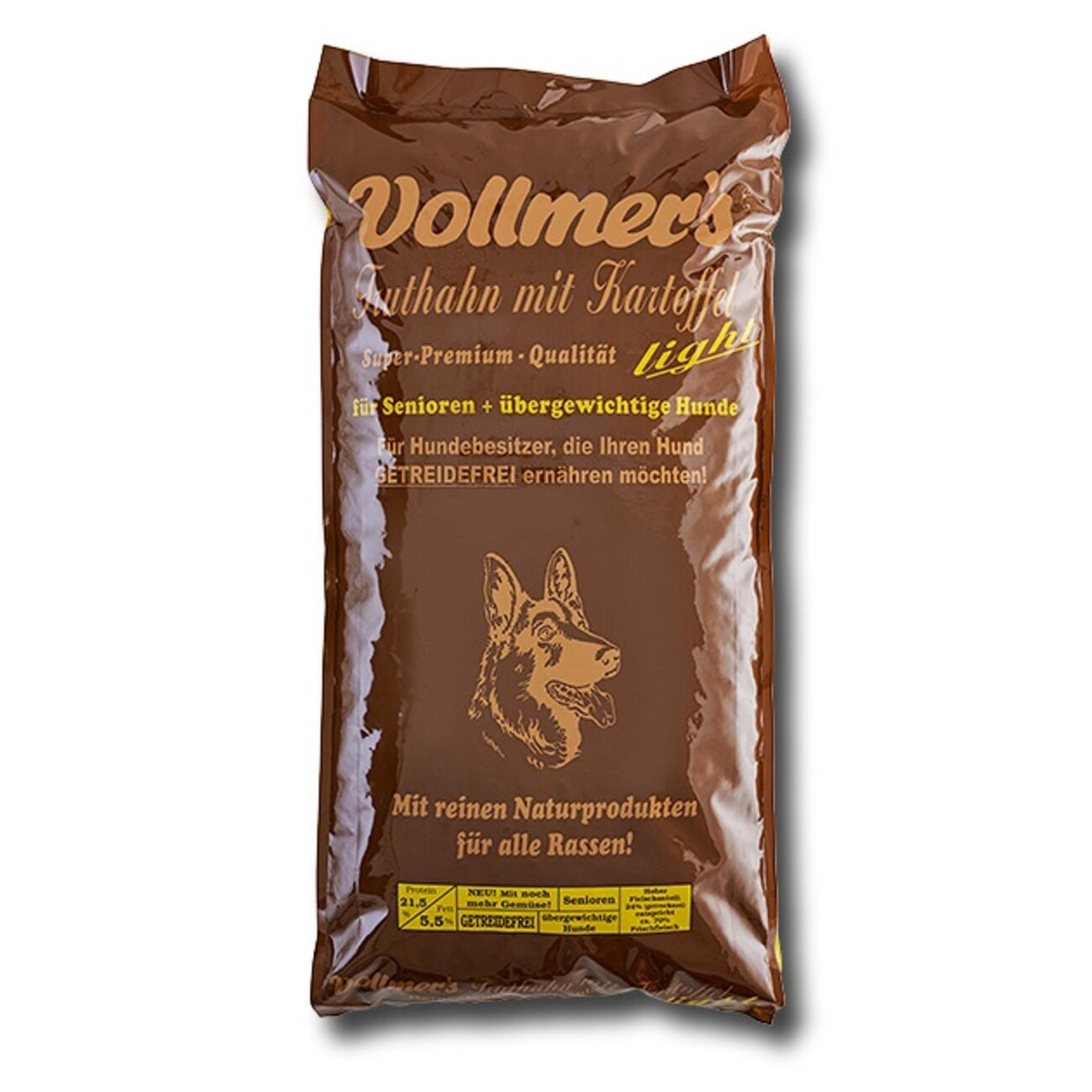 Vollmers Truthahn mit Kartoffel light Hundefutter