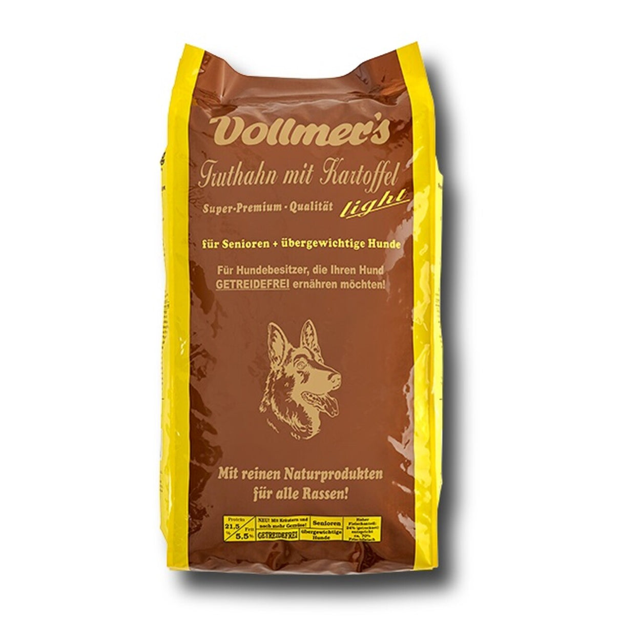 Vollmers Truthahn mit Kartoffel light Hundefutter