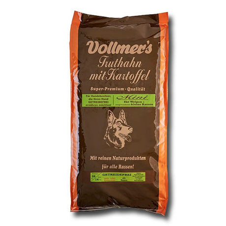 Vollmers Truthahn mit Kartoffel Mini Hundefutter