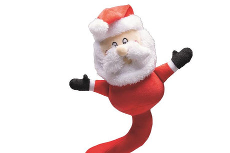 Beeztees Xmas Plüsch-Spirale – Weihnachtsspielzeug für Hunde, 35 cm