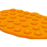 Halloween Leckmatte Kürbis – Maße: 23x16,5x1 cm