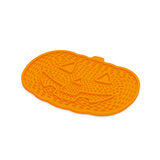 Halloween Leckmatte Kürbis – Maße: 23x16,5x1 cm