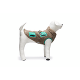 Hundemantel Teddy in der Farbe taupe