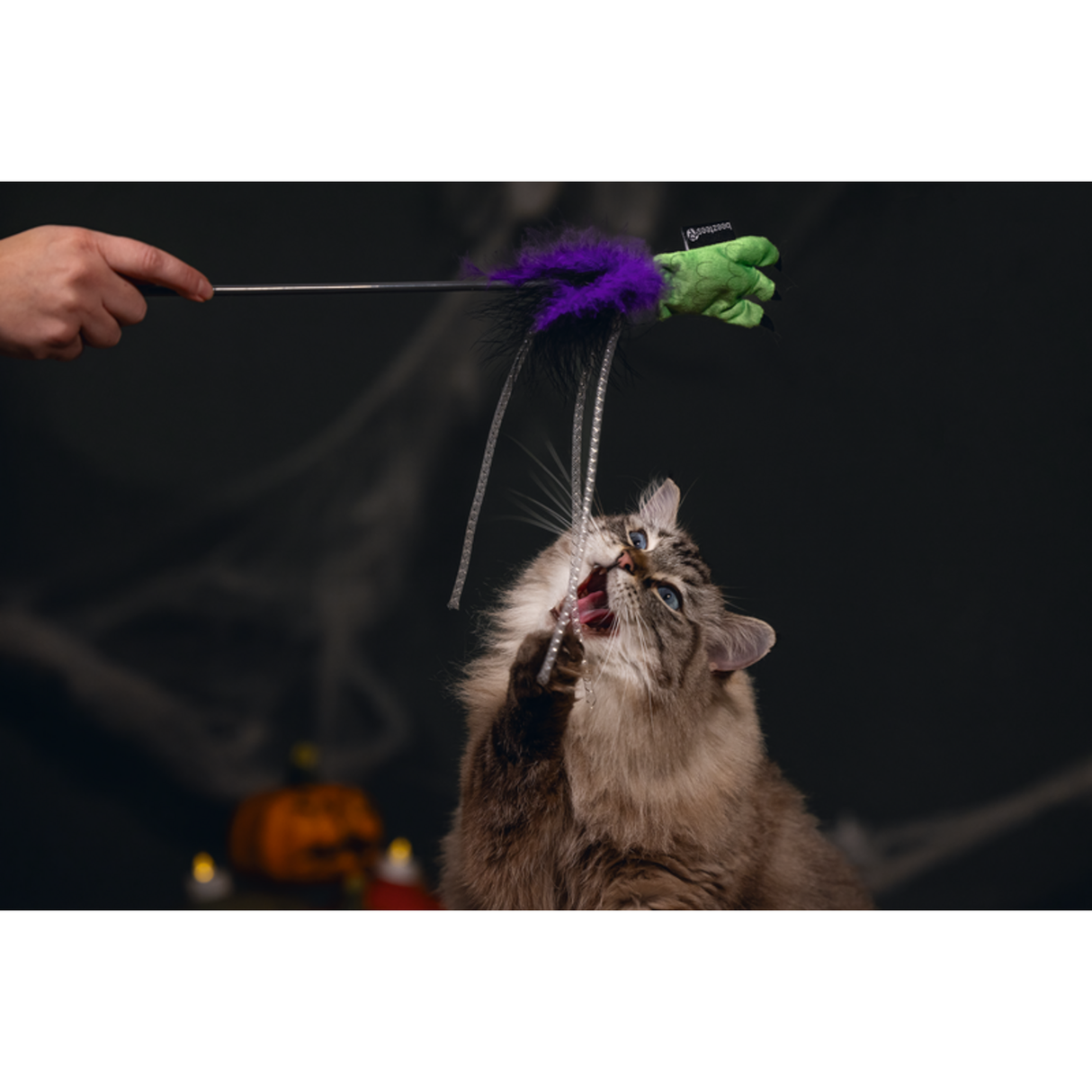 Halloween Katzenangel Freaky – 40 cm
