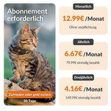 XS GPS Tracker für Katzen mit Lebenslanger Garantie