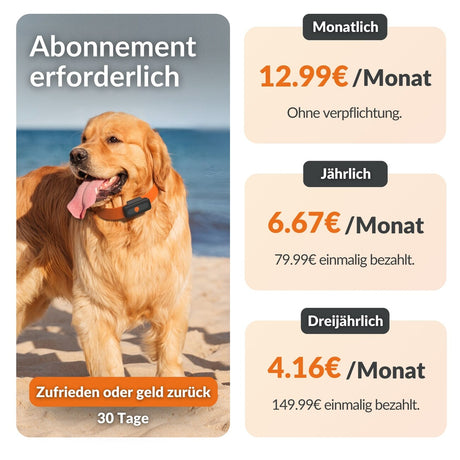 XT GPS Tracker für Hunde mit Lebenslanger Garantie