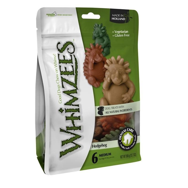 WHIMZEES Hundesnack Hedgehog Igel Herman – 360g, 6 Stück