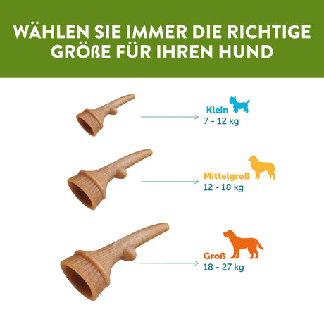 Hundesnack in Geweihform vegetarisch