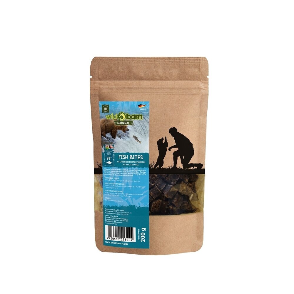 Wildborn Natural Fish Bites Hundesnack