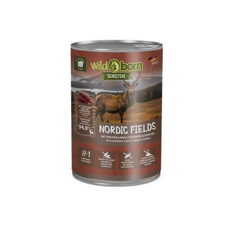 Nordic Fields Nassfutter für Hunde – 6 x 400 g