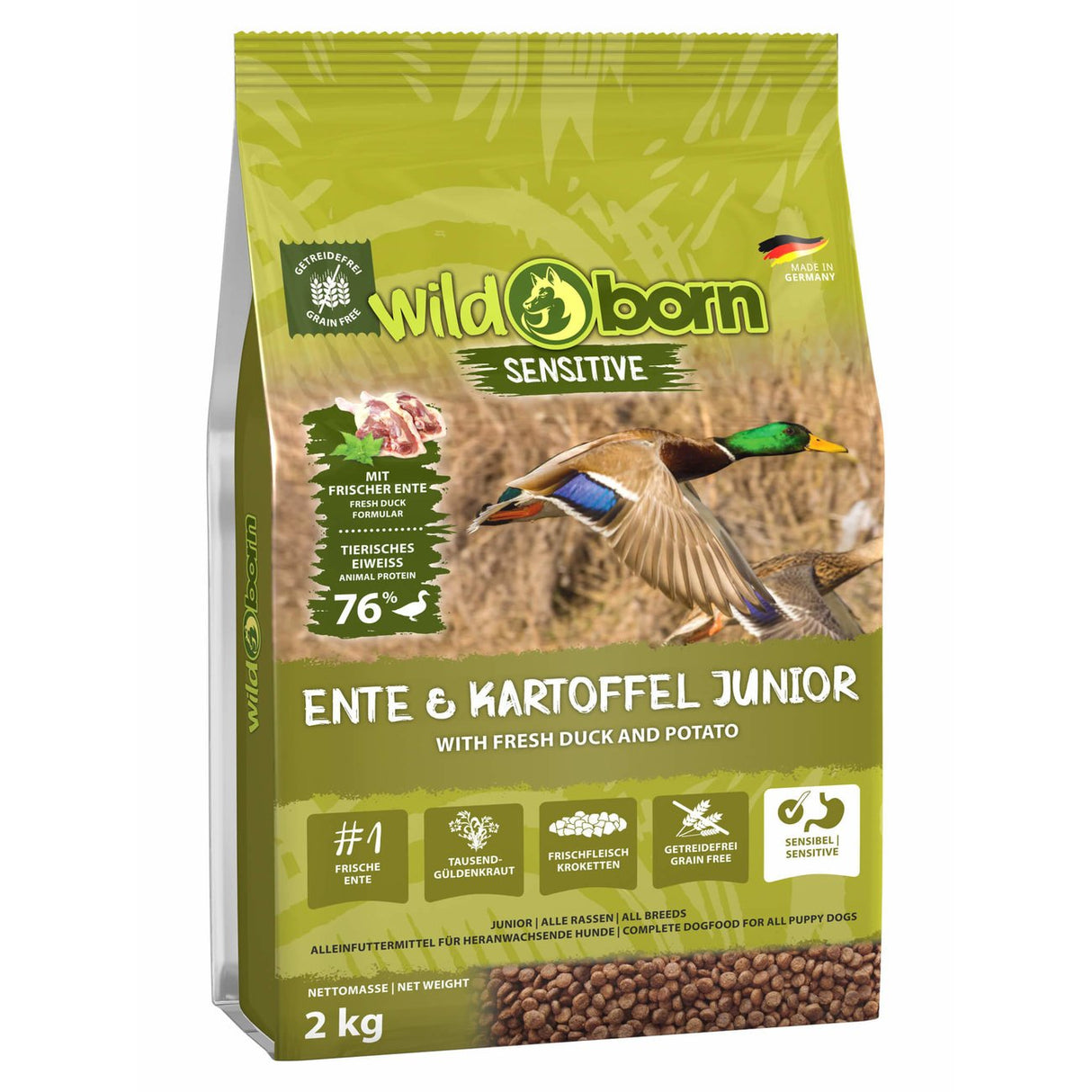 Sensitive Junior Ente und Kartoffel – 2 kg