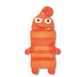 Funny Monster Hunde Dummy aus Feuerwehrschlauch – 22x13x3 cm, orange