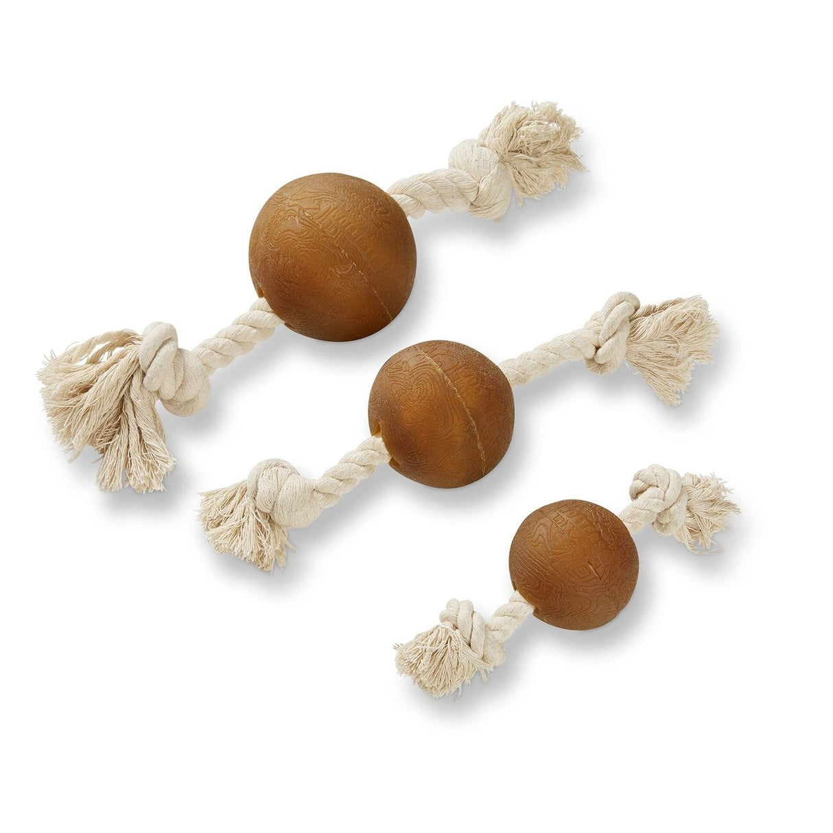 Pure Nature Hundespielball am Seil