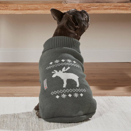 Wolters Strickpullover Elch für Mops & Co