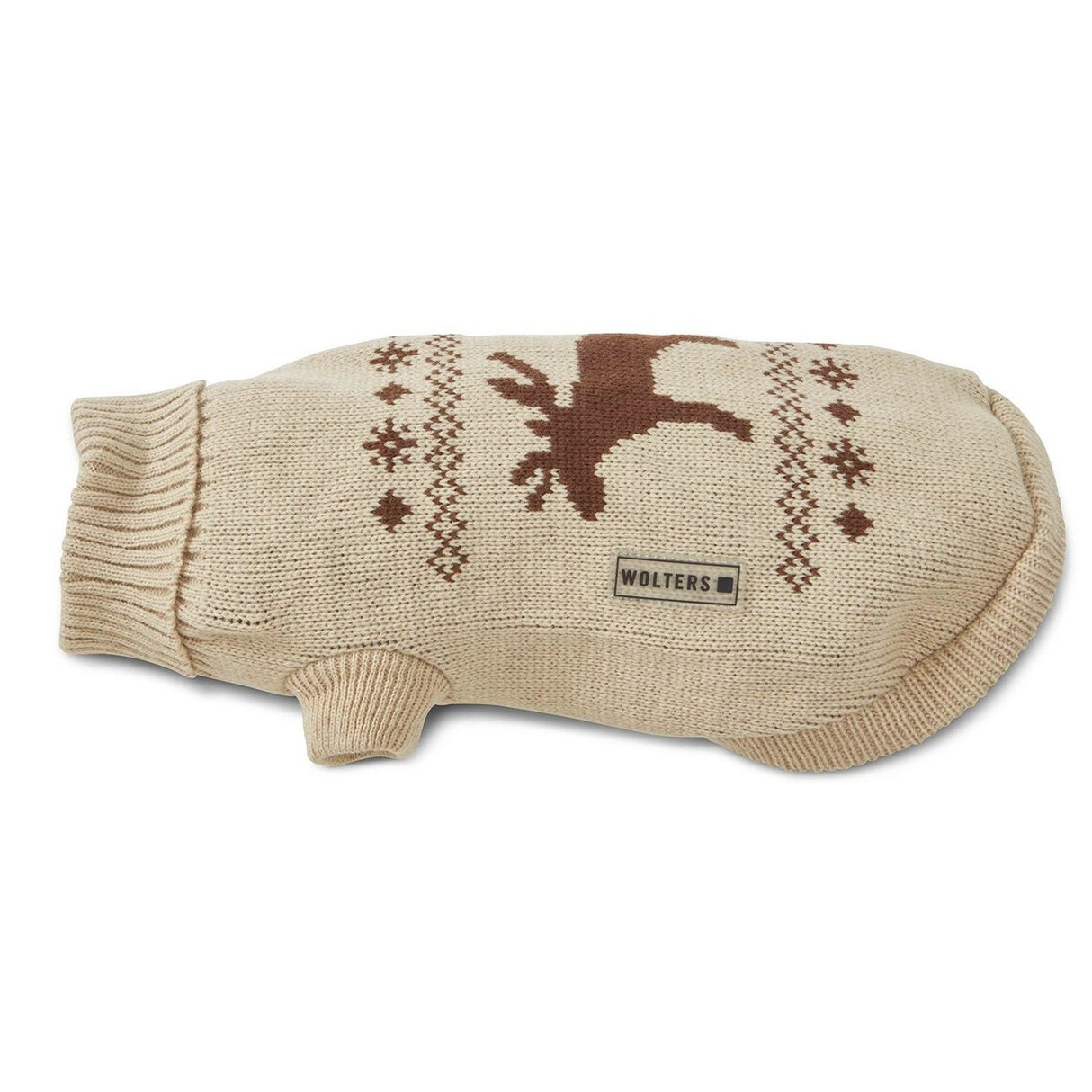 Wolters Strickpullover Elch für Mops & Co