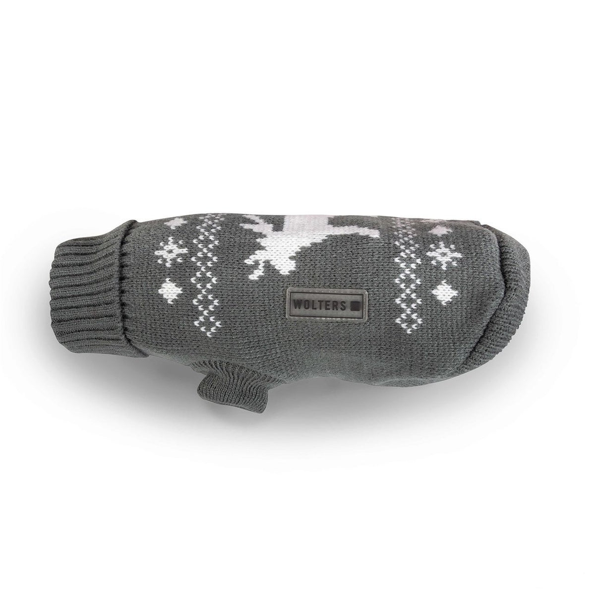 Wolters Strickpullover für Hunde mit Elch Motiv