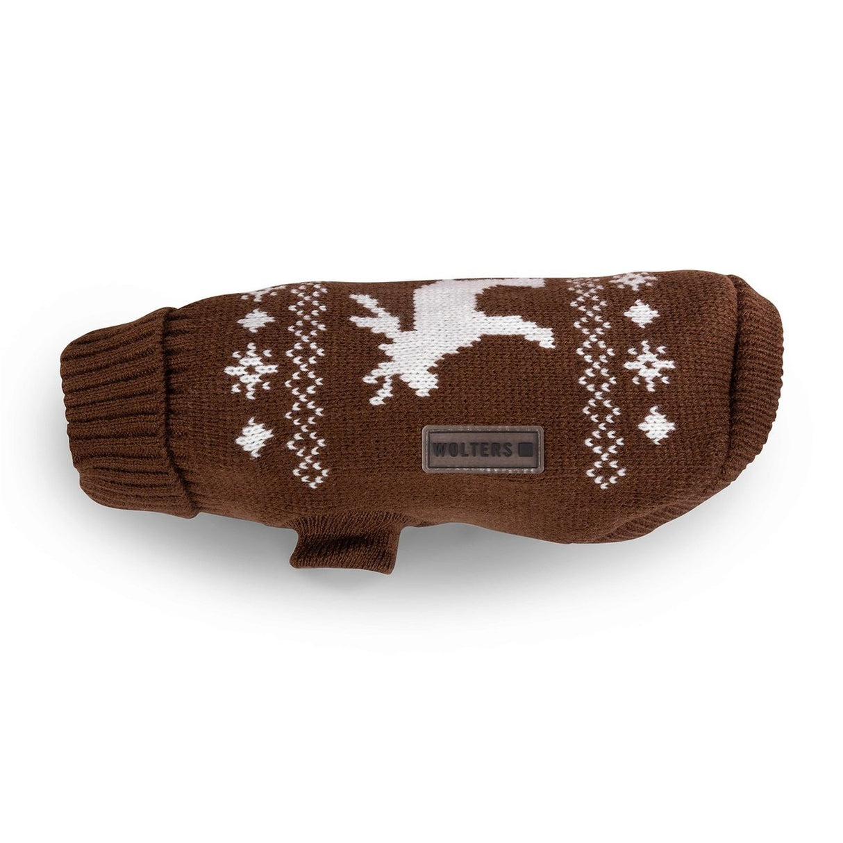 Wolters Strickpullover für Hunde mit Elch Motiv