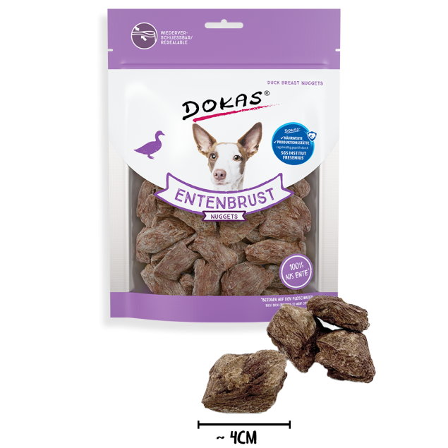 Dokas Entenbrust Nuggets gefriergetrocknet