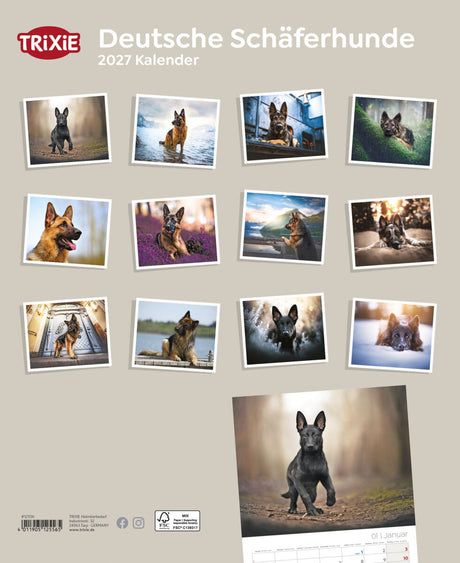 2027 Kalender Deutsche Schäferhunde