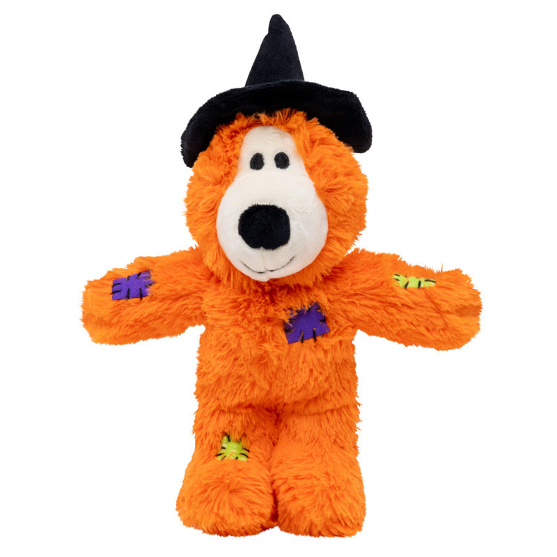 KONG Halloween Wild Knots Hexenbär – Hundespielzeug mit Knotenseil Größe S/M