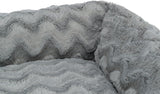 TRIXIE Hundebett Vital Loki – Orthopädisch mit Memory Foam 100 × 70 cm grau