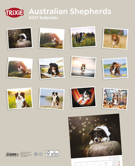 2027 Kalender Australian Shepherd