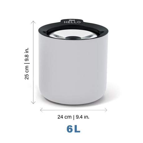 Oasis Plus Trinkbrunnen für Hunde 3L oder 6L Volumen – 6l Fassungsvermögen