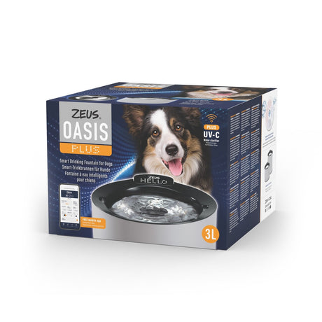 Oasis Plus Trinkbrunnen für Hunde 3L oder 6L Volumen – 3l Fassungsvermögen